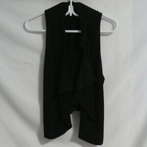 GAP | medium | Black Open Front Vest Cardigan